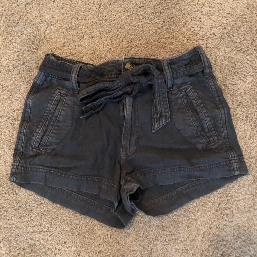 American Eagle Black Cargo Short